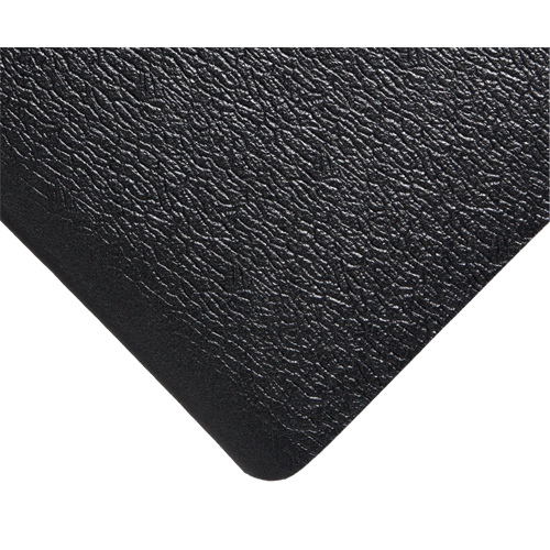 Tapis Deluxe Soft Step No 444, Rugueux, 3' x 5' x 5/8", Noir, &eacute;ponge en PVC Haskins Industrial Inc.