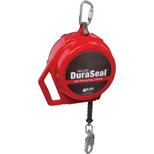 Miller&reg; DuraSeal Self-Retracting Lifeline, 50', Stainless Steel, Swivel Haskins Industrial Inc.