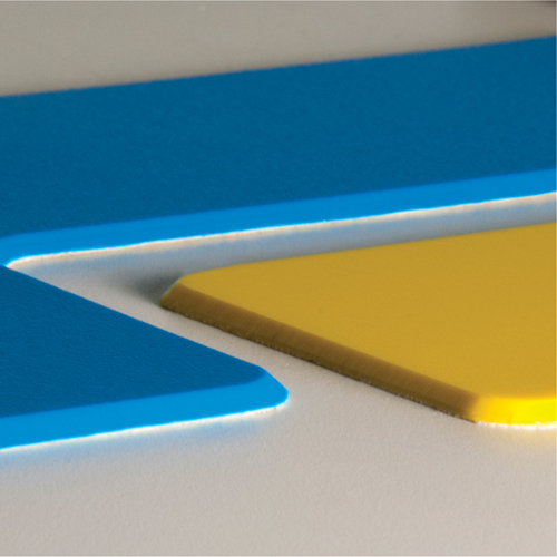 Marqueurs all&eacute;g&eacute;e/5S Armor Stripe, Cercle, 6" lo x 6" la, Jaune, Plastique Haskins Industrial Inc.