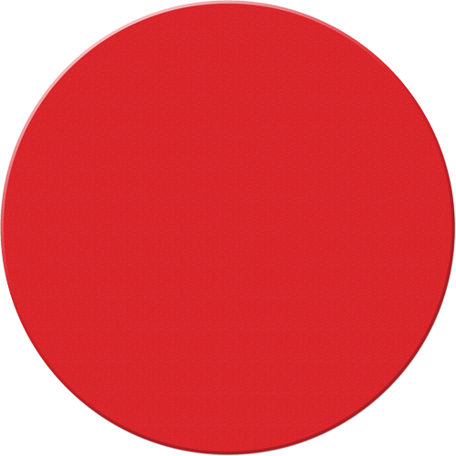 Armor Stripe Lean/5S Markers, Circle, 6" L x 6" W, Red, Plastic Haskins Industrial Inc.