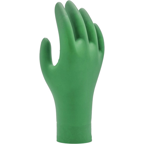 Gants biod&eacute;gradables 6110PF, T-petit, Nitrile, 4 mils, Sans poudre, Vert Haskins Industrial Inc.