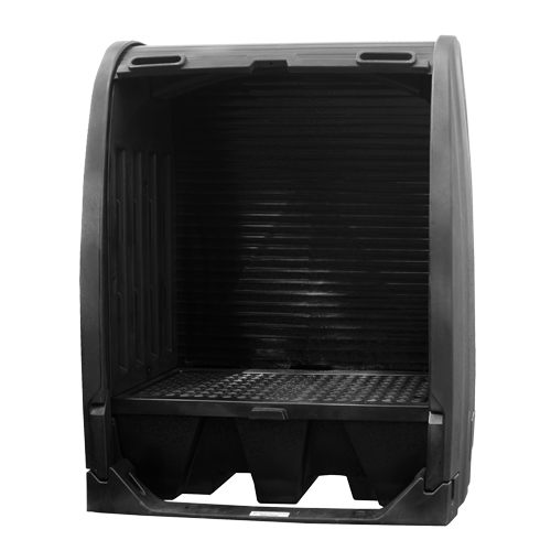 Abris de confinement des d&eacute;versements sans drain, 61" lo x 37,25" la x 72,75" h, Capacit&eacute; de charge 1000 lb Haskins Industrial Inc.