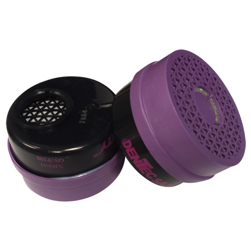 Cartouche pour respirateur, Combinaison cartouche et filtre contre les particules pour gaz/vapeurs, Vapeur organique/Filtre P100 Haskins Industrial Inc.