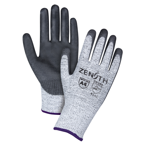 Gants &eacute;lastiques sans coutures r&eacute;sistants &agrave; la coupe, Taille 6/T-petit, Calibre 13, Rev&ecirc;tement Polyur&eacute;thane, Enveloppe en PEHP, ANSI/ISEA 105 niveau 4/EN 388 niveau 5 Haskins Industrial Inc.