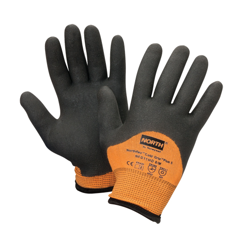 North&reg; Cold Grip Plus 5 Gloves, 10/X-Large, 15 Gauge, PVC Coated, ANSI/ISEA 105 Level 5 Haskins Industrial Inc.