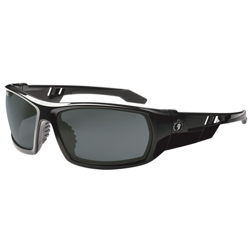 Skullerz&reg; Odin Safety Glasses, Smoke Lens, Anti-Scratch/Polarized, ANSI Z87+/Meets/Exceeds CSA Z94.3 Haskins Industrial Inc.