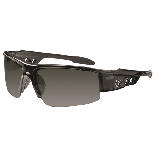 Skullerz&reg; Dagr Safety Glasses, Grey/Smoke Lens, Anti-Scratch, ANSI Z87+/Meets/Exceeds CSA Z94.3 Haskins Industrial Inc.