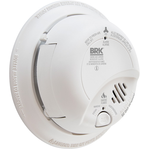 Ionization Smoke & Carbon Monoxide Combination Alarm, Battery Operated/Hardwired Haskins Industrial Inc.