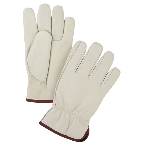 Gants de conducteur de premi&egrave;re qualit&eacute;, Grand, Paume en Cuir fleur de vache Haskins Industrial Inc.