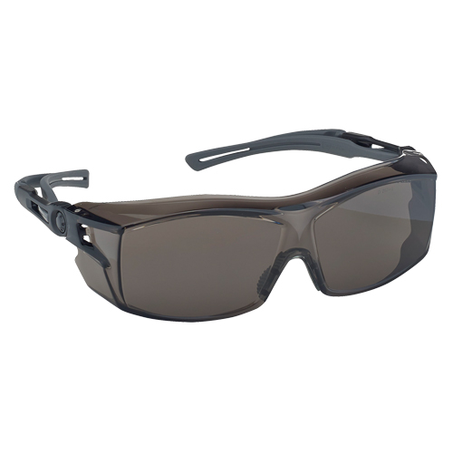 Dynamic OTG Extra Series Safety Glasses, Smoke Lens, Anti-Fog/Anti-Scratch, ANSI Z87+/Meets/Exceeds CSA Z94.3 Haskins Industrial Inc.