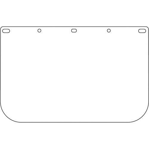 Visi&egrave;re d&eacute;coup&eacute;e &agrave; l'emporte-pi&egrave;ce Dynamic, PETG, Teinte Transparent Haskins Industrial Inc.