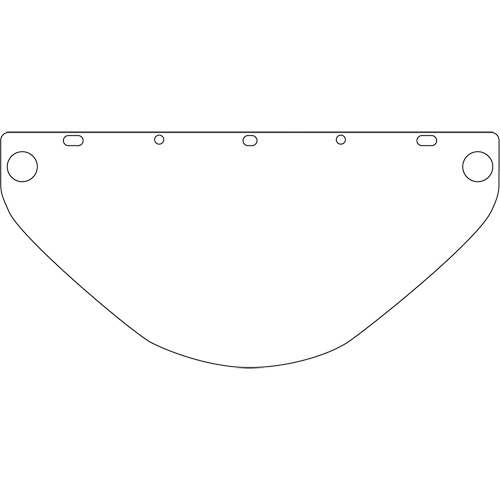 Visi&egrave;re d&eacute;coup&eacute;e &agrave; l'emporte-pi&egrave;ce Dynamic, PETG, Teinte Transparent Haskins Industrial Inc.