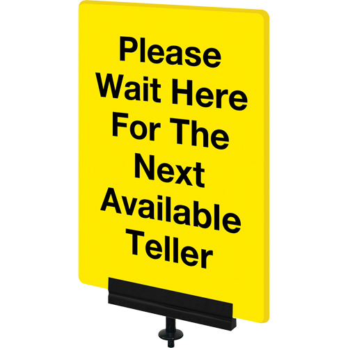 Sign Bracket for Portable Post, Black Haskins Industrial Inc.
