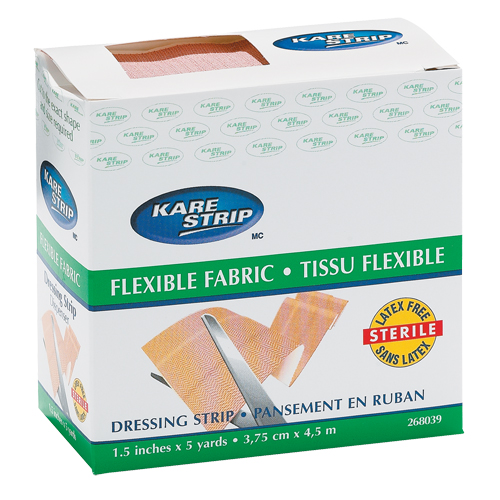 Pansement &eacute;lastique Dynamic, Rectangulaire/carr&eacute;e, 180", Tissu, Non st&eacute;rile Haskins Industrial Inc.