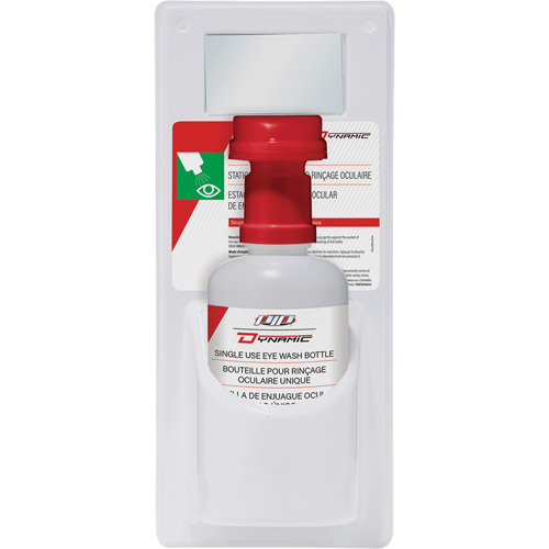 Dynamic Single-Use Eyewash Station with Isotonic Solution, Single Haskins Industrial Inc.