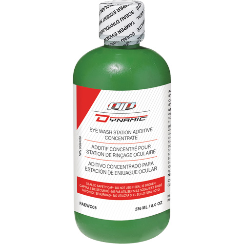 Dynamic Eyewash Additive Concentrate, Full Bottle, 8 oz. Haskins Industrial Inc.