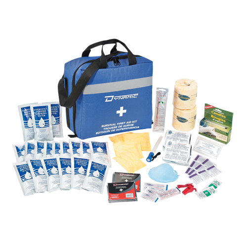 Trousse de premiers soins pour pr&eacute;paration aux situations d'urgence Dynamic, Dispositif m&eacute;dical Classe 1, Sac en nylon Haskins Industrial Inc.