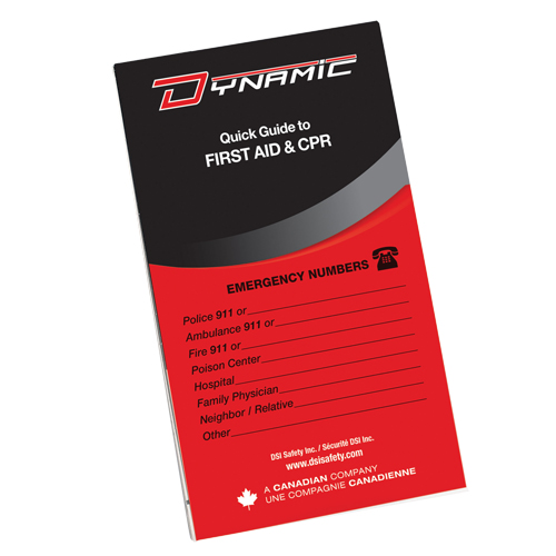 Manuel de premiers soins de poche Dynamic Haskins Industrial Inc.