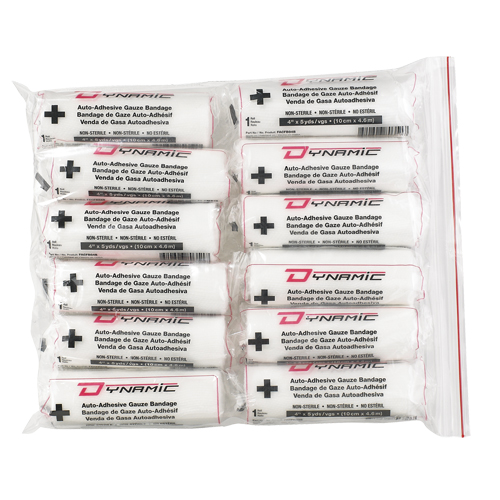 Dynamic Gauze Bandage, Roll, 15' L x 4" W, Medical Device Class 1 Haskins Industrial Inc.