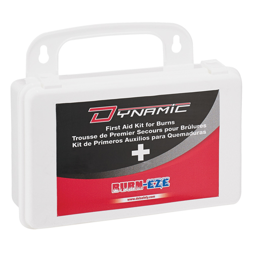 Dynamic Emergency Burn First Aid Kit, 10-unit Plastic Box, Class 2 Haskins Industrial Inc.