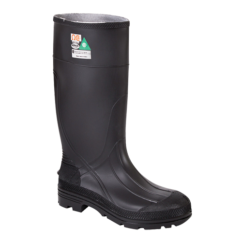 Bottes de s&eacute;curit&eacute; PRM II, PVC, Embout Acier, Pointure 7, Semelle R&eacute;sistant aux perforations Haskins Industrial Inc.