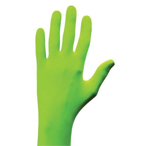 Gants N-Dex, Petit, Nitrile, 5 mils, Sans poudre, Vert Haskins Industrial Inc.