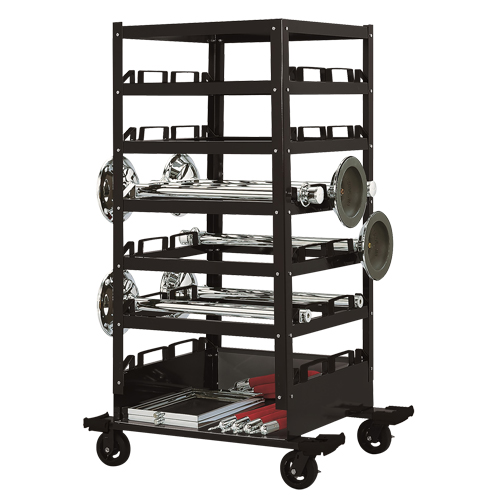 Six Tier Storage Cart, Steel Haskins Industrial Inc.