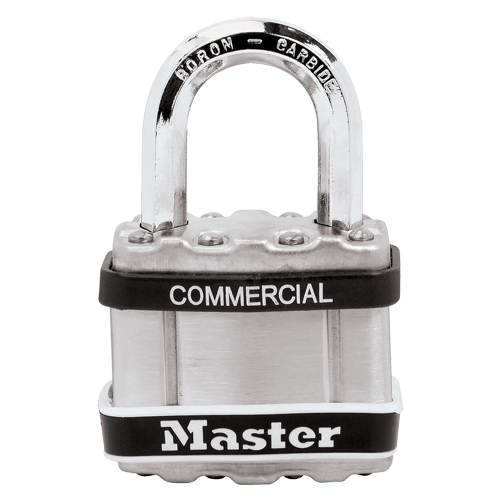 Cadenas lamin&eacute;, Argent, Cl&eacute;s diff&eacute;rentes, Acier lamin&eacute;, Largeur de 1-3/4" Haskins Industrial Inc.