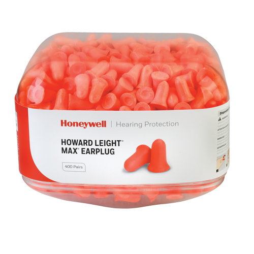 Howard Leight Maximum Earplugs, Bulk - Canister Haskins Industrial Inc.