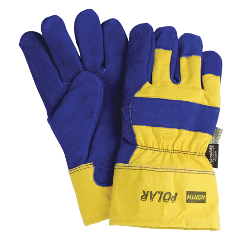 North Polar Insulated Gloves, Split Leather Palm, Size X-Large Haskins Industrial Inc.