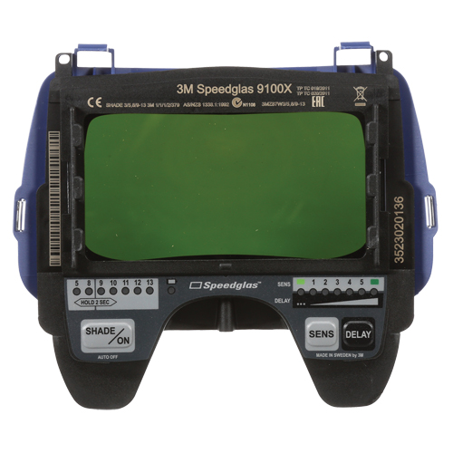 Speedglas Auto-Darkening Filter 9100X, 4-2/10"W x 2-1/10" H Viewing Area, For Use With Series 9100 Haskins Industrial Inc.