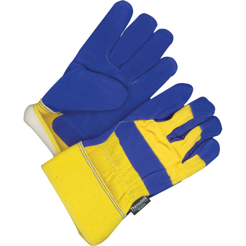 Gants d'ajusteur, T-Grand, Paume en Cuir de vache refendu, Doublure en Thinsulate Haskins Industrial Inc.