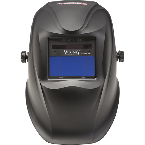 1740 Welding Helmet, 3.78" L x 1.67" W View Area, 9 - 13 Shade Range, Black Haskins Industrial Inc.