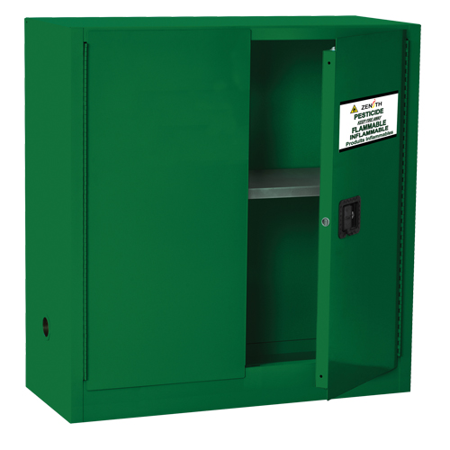 Armoire de rangement pour pesticides, 30 gal., 44" h x 43" l x 18" p Haskins Industrial Inc.