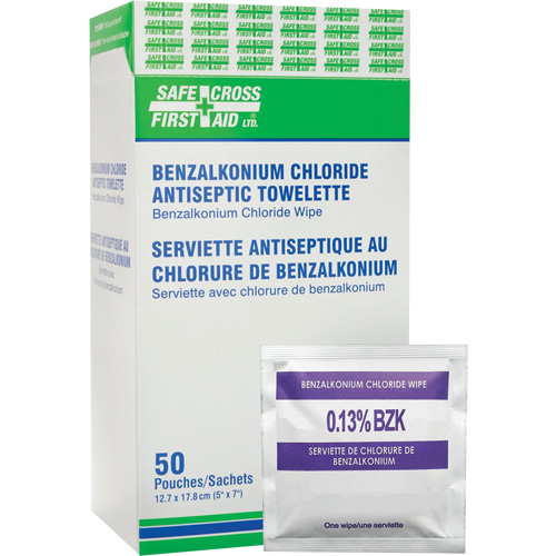 Benzalkonium Chloride Wipes, Towelette, Antiseptic Haskins Industrial Inc.