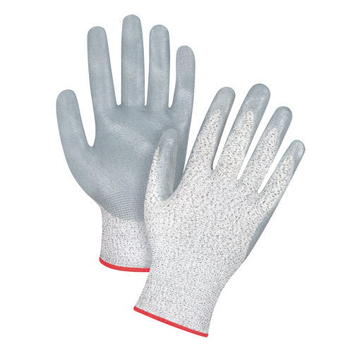 High-Performance Cut-Resistant Gloves, Size Small/7, 13 Gauge, Nitrile Coated, HPPE Shell, ANSI/ISEA 105 Level 4/EN 388 Level 5 Haskins Industrial Inc.