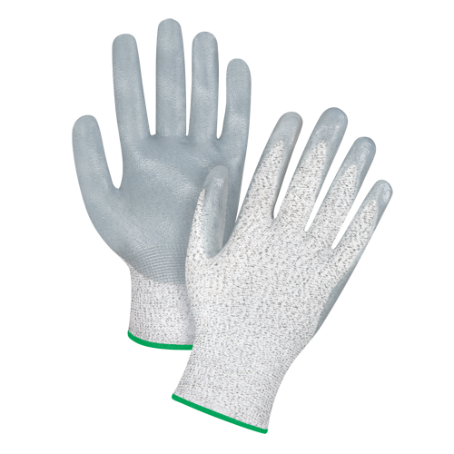 Gants haute performance r&eacute;sistants &agrave; la coupe, Taille Moyen/8, Calibre 13, Rev&ecirc;tement Nitrile, Enveloppe en PEHP, ANSI/ISEA 105 niveau 4/EN 388 niveau 5 Haskins Industrial Inc.
