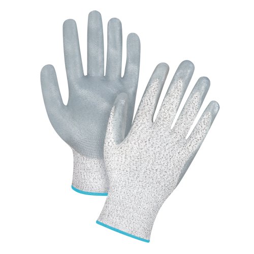 Gants haute performance r&eacute;sistants &agrave; la coupe, Taille T-Grand/10, Calibre 13, Rev&ecirc;tement Nitrile, Enveloppe en PEHP, ANSI/ISEA 105 niveau 4/EN 388 niveau 5 Haskins Industrial Inc.