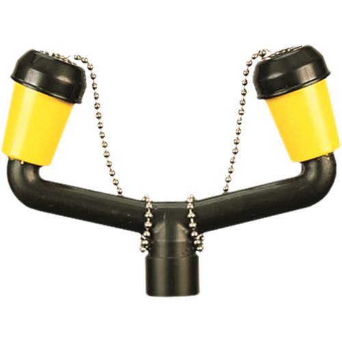 Ensemble de pommeaux doubles pour douche oculaire Haskins Industrial Inc.