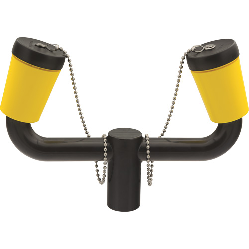Ensemble de pommeaux doubles pour douche oculaire Haskins Industrial Inc.