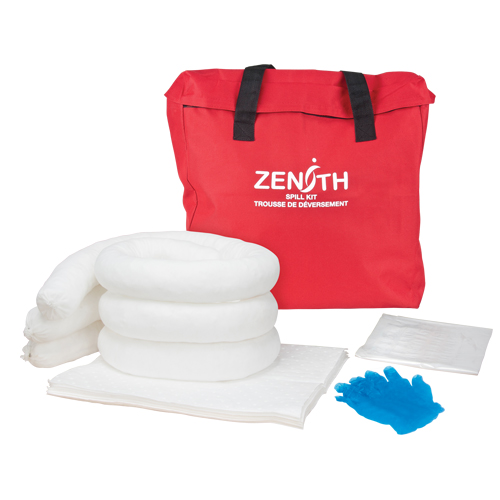 Trousse de lutte contre les d&eacute;versements, Huile seulement, Sac, Absorbance de 5 gal. US Haskins Industrial Inc.