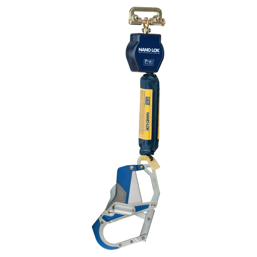 Nano-Lok Self-Retracting Lifeline, 6', Web, Stationary Haskins Industrial Inc.
