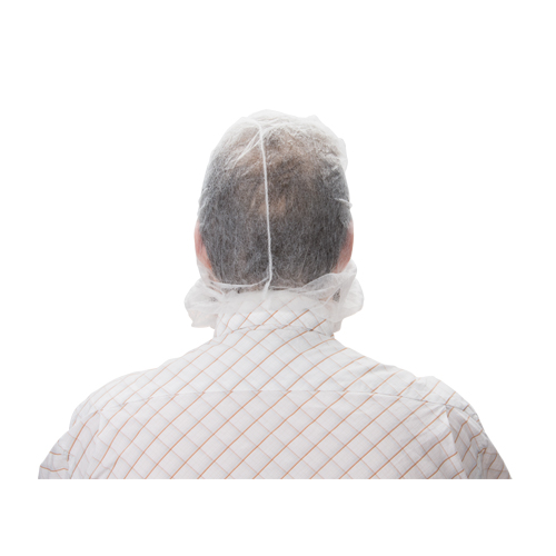 Disposable Hood, Polypropylene, White Haskins Industrial Inc.