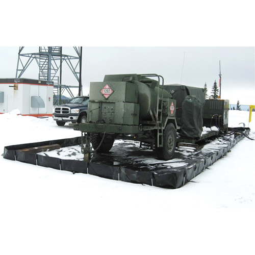 Insta-Berm L-Rod, 1122 US gal. Capacity, 10' W x 15' L x 12" H, L-Bracket Haskins Industrial Inc.