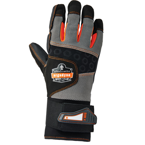 Proflex&reg; 9012 Anti-Vibration Gloves with Wrist Support, Size Small, Synthetic Palm Haskins Industrial Inc.