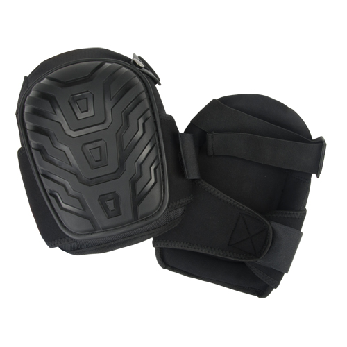 PVC Cap Knee Pads, Buckle/Hook and Loop Style, Plastic Caps, Foam Pads Haskins Industrial Inc.