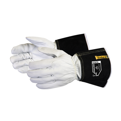 Endura&reg; Welding Glove, Grain Goatskin, Size Small Haskins Industrial Inc.