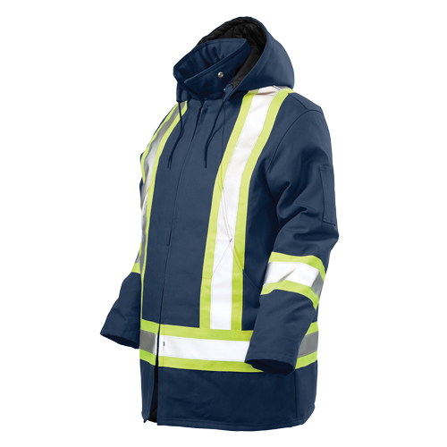 Parka de s&eacute;curit&eacute;, Bleu marine, Grand Haskins Industrial Inc.