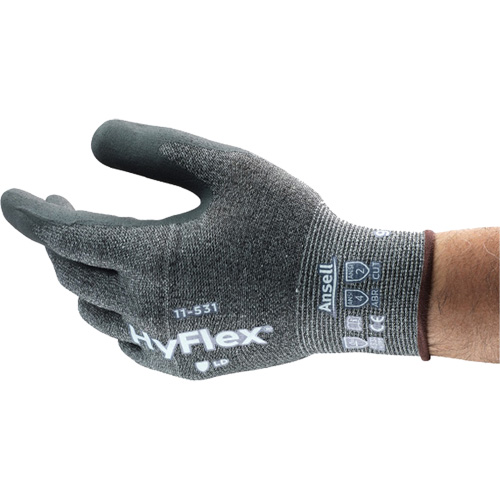 Gant enduit Hyflex r&eacute;sistant &agrave; la coupe, 6, R&ecirc;vetement Nitrile, Calibre 18, Enveloppe en Nylon Haskins Industrial Inc.