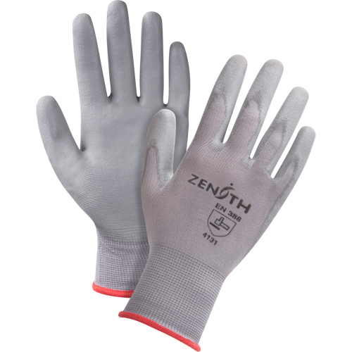 Gants en nylon enduits de polyur&eacute;thane sans DMF, 7/Petit, R&ecirc;vetement Polyur&eacute;thane, Calibre 15, Enveloppe en Nylon Haskins Industrial Inc.